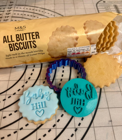 Custom Prom 2026 Cookie Stamp, Embosser, Biscuit Cutter, UK Made