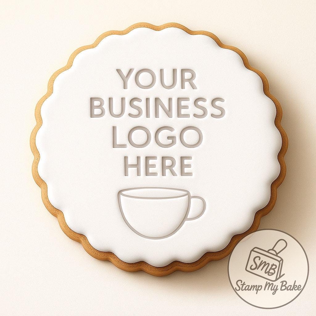Personalised Cookie Stamp, Custom Fondant Embosser, Baking Tool, Fits M&S cookies, Cookie Cutter