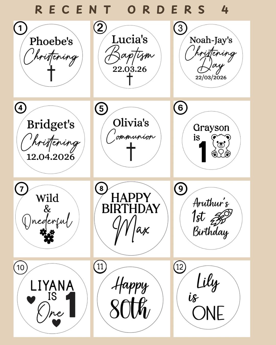 Personalised Cookie Stamp, Custom Fondant Embosser, Baking Tool, Fits M&S cookies, Cookie Cutter