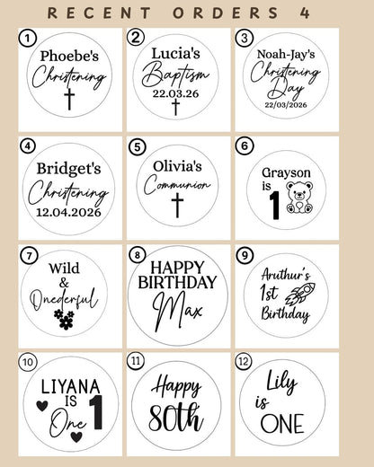 Personalised Cookie Stamp, Custom Fondant Embosser, Baking Tool, Fits M&S cookies, Cookie Cutter