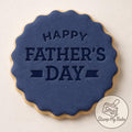 Personalized Fathers Day Cookie Stamp, Custom Fondant Embosser, Baking Tool